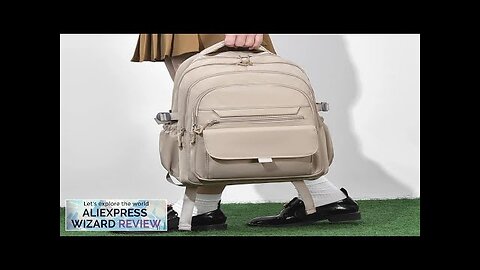 A Multi-layer Waterproof And Stylish Backpack Oxford Large-capacity Simple Commuter Review