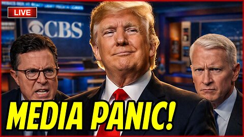 🔴 TRUMP Silences CBS? Colbert Cries, Cooper Flees!