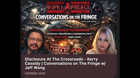 KERRY CASSIDY INTERVIEWED BY JEFF WONG RE DISCLOSURE CROSSROADS 01.23.26
