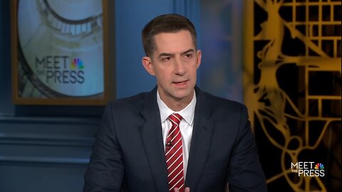 Sen Tom Cotton: NO Trump Doesn't Need Congress Approval To Strike Drug Boats