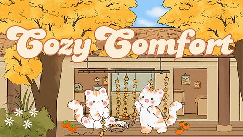 Cozy Comfort Lofi Cat🍁1 Hour Cafe Song 🍅 Stream cafe🌼lofi chill【Cute lofi mix】🍂study chill relax ♪