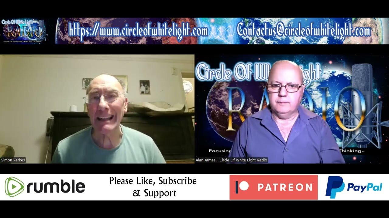 Simon Parkes - Interview on Circle Of White Light Radio (High Level Intel) - 27th Jan 2026