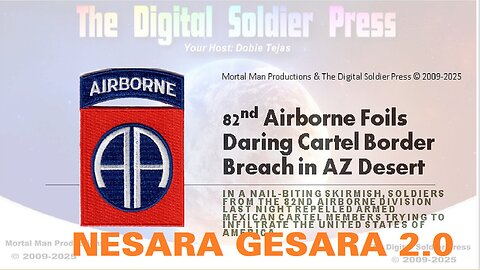 82nd Airborne Foils Daring Cartel Border Breach in AZ Desert