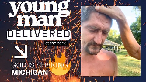 Young Man Gets DELIVERED at the park #miracles