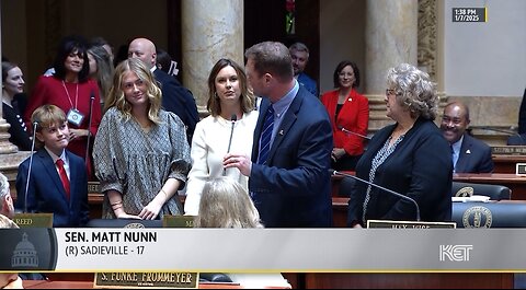 Sen. Matt Nunn’s First Senate Floor Remarks with Family by His Side