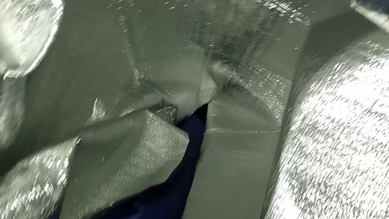 09, view from inside my tin foil banket ,, #2025,
