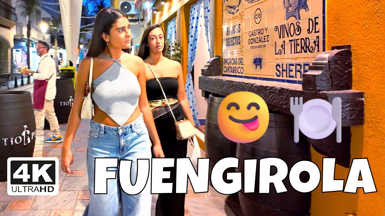 Fuengirola Restaurant Streets | Autumn Costa del Sol Spain
