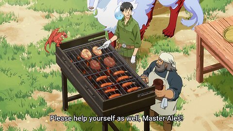 good old fashion BBQ | Campfire Cooking in Another World with My Absurd Skill