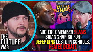 Audience Member SLAMS Brian Shapiro For DEFENDING LGBTQ In Schools, HEATED DEBATE