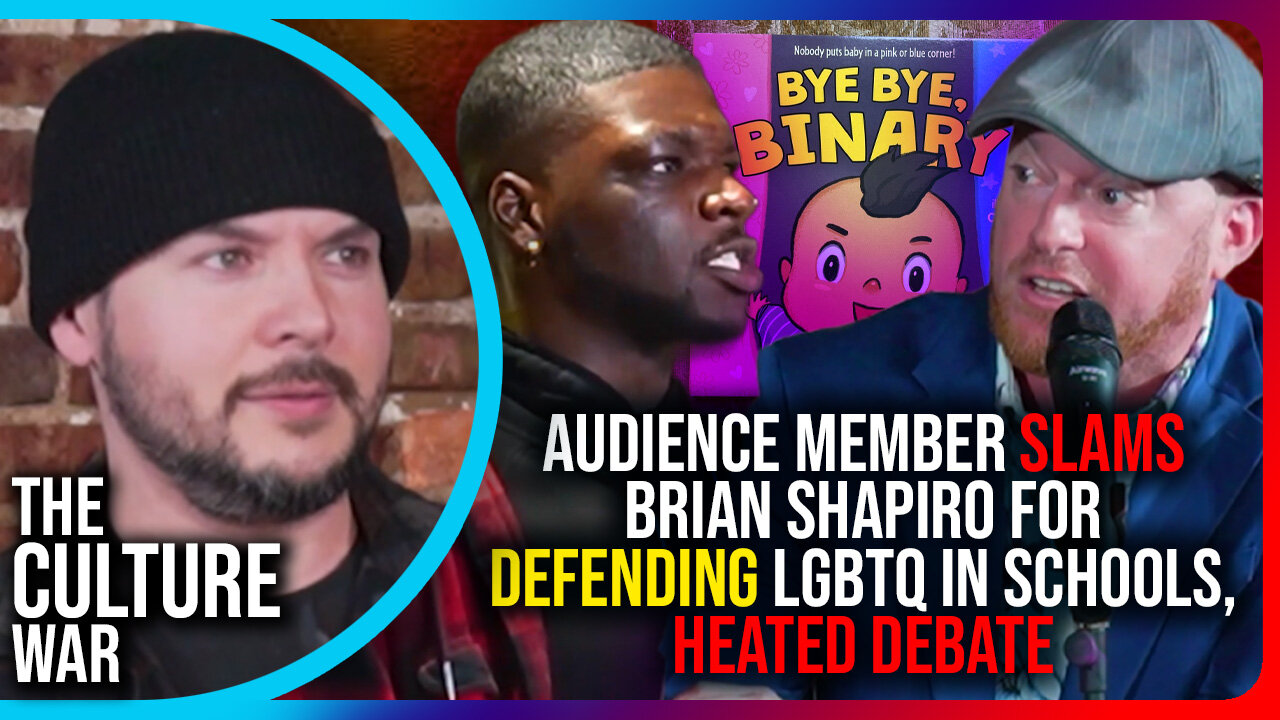 Audience Member SLAMS Brian Shapiro For DEFENDING LGBTQ In Schools, HEATED DEBATE