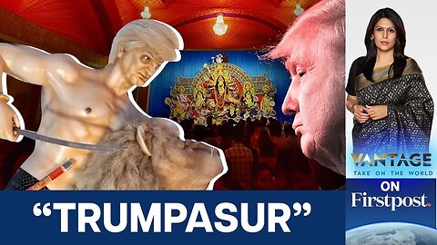 “Tariffs & Betrayal”: Donald Trump Depicted as Demon in Durga Puja Pandal |Vantage with Palki Sharma