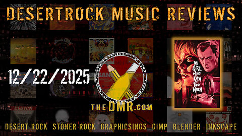 DMR LIVE - 12/22/2025 - Desert Rock & Adjacent Cool Tunes + Graphicsing