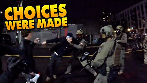 Anti-ICE tough guy FAFOs after trying to act like a BADASS in front of his commie buddies