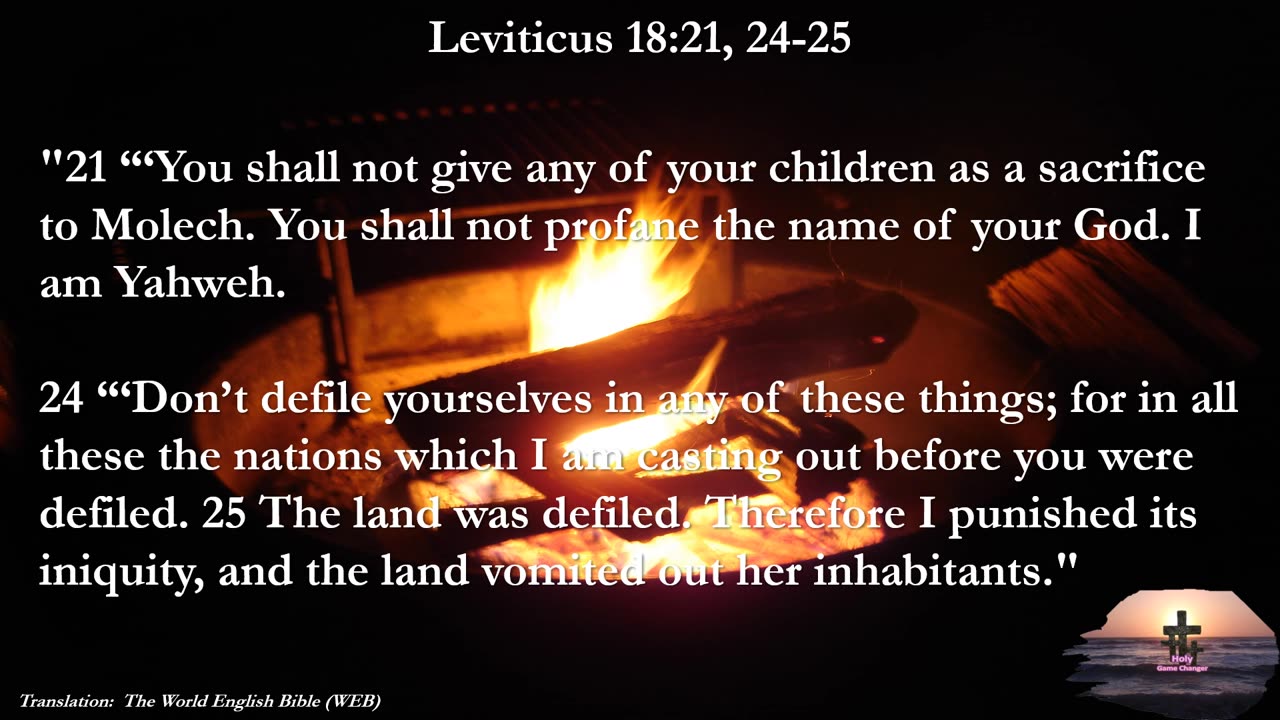 Leviticus 18:21, 24-25