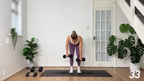 20 MIN FULL BODY DUMBBELL WORKOUT at Home | Muscle Building