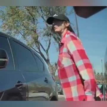 Woman captured on video keying Tesla Cybertruck in Anaheim California