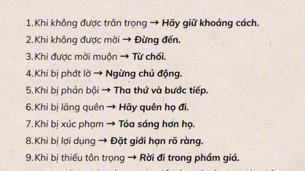 Khi bị phớt lờ hãy ngừng chủ động