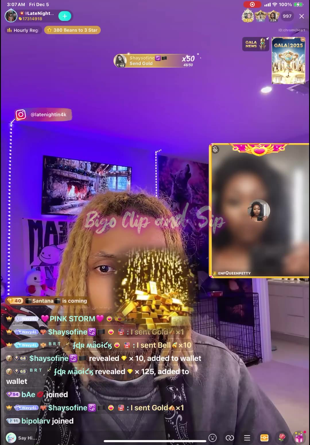 LateNight doing self refection n speed balling off coke liquor n red bull 12/5/25 #bigoclipandsip