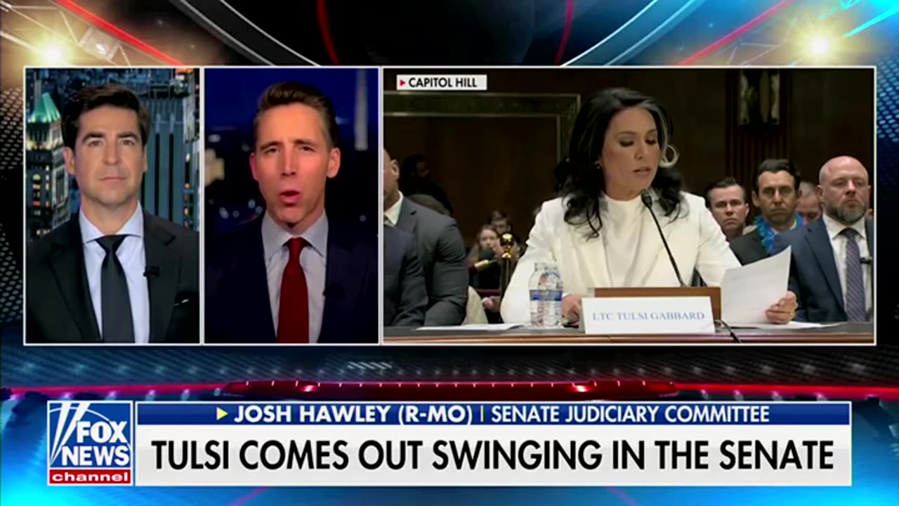 Hawley Says He Is 'Worried' There Is Not Enough Republicans Supporting Tulsi Gabbard's Confirmation