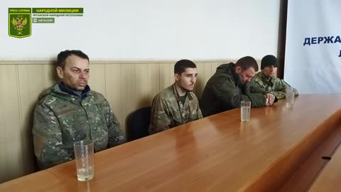 Captured Ukrainian National Guardsman