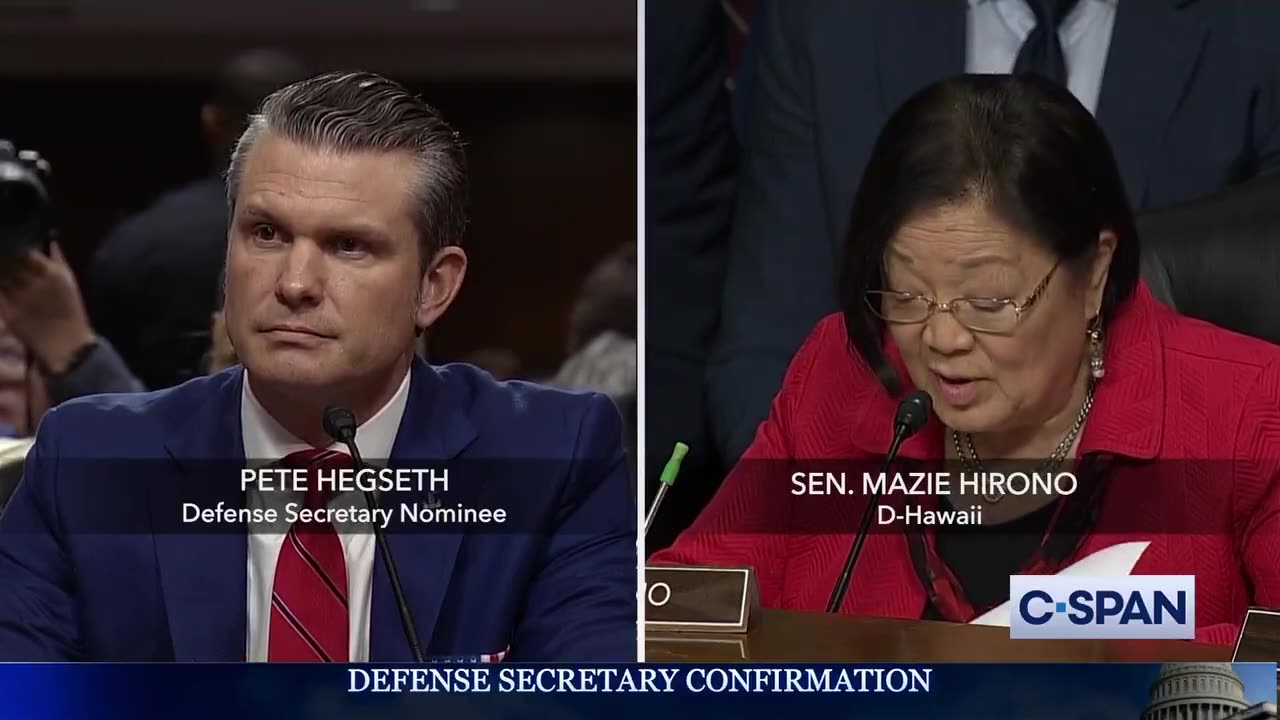 WATCH: Democrat Senator Does Her Worst To Disqualify Pete Hegseth