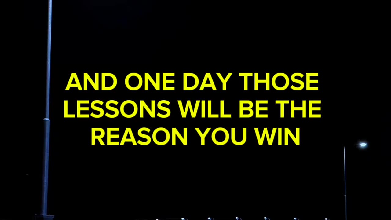 Every setback is a setup for a comeback