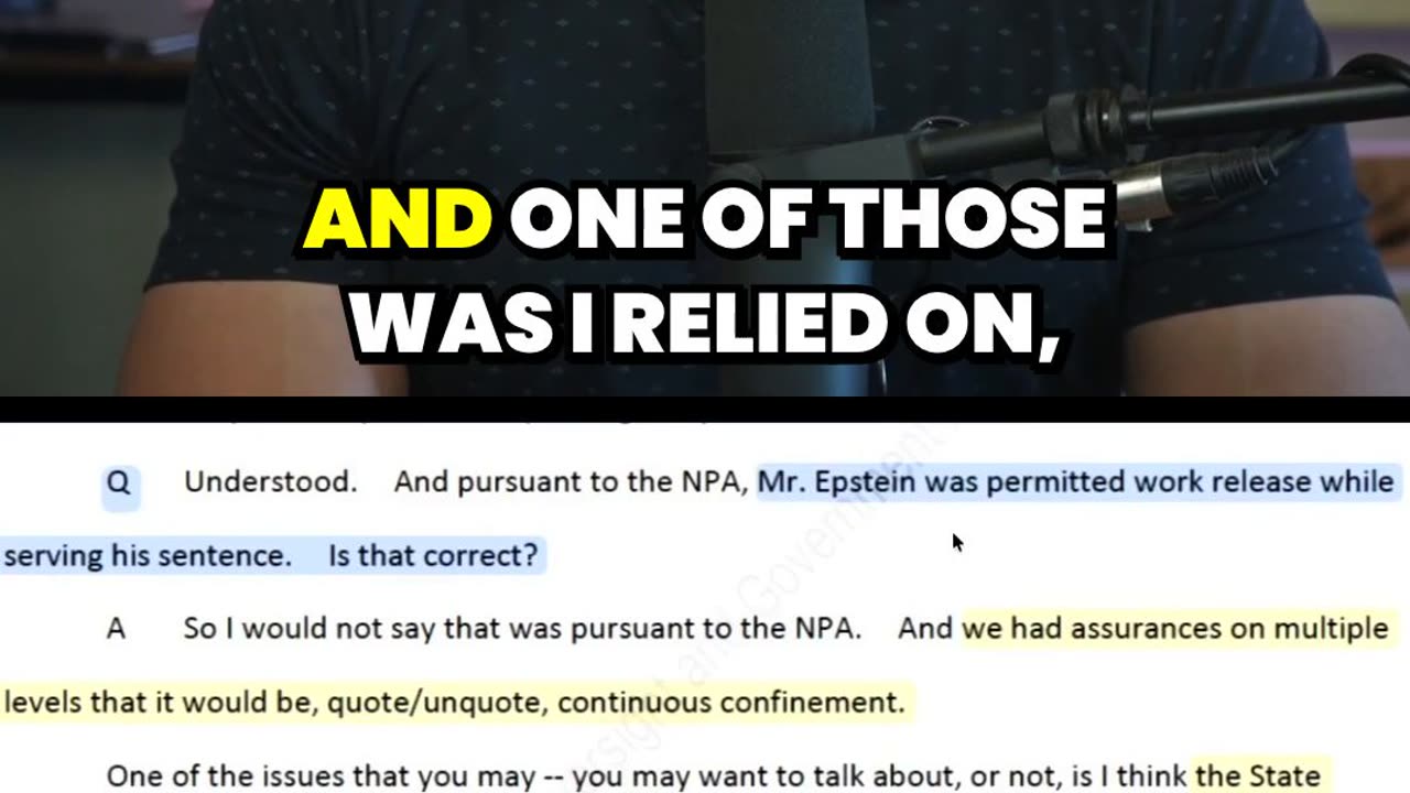 Epstein’s “Continuous Confinement” Was a LIE