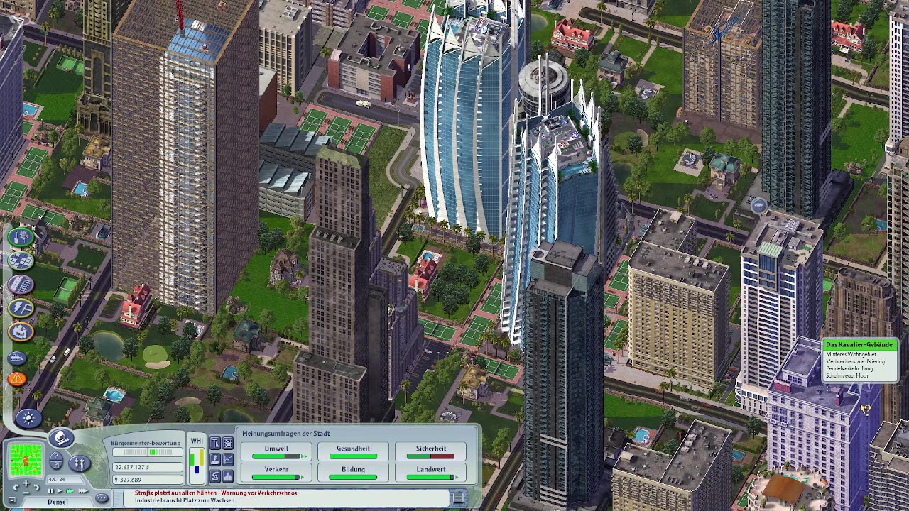 High density city - part 3 - Growing Skyline, Skyscrapers - SimCity 4 in 2025