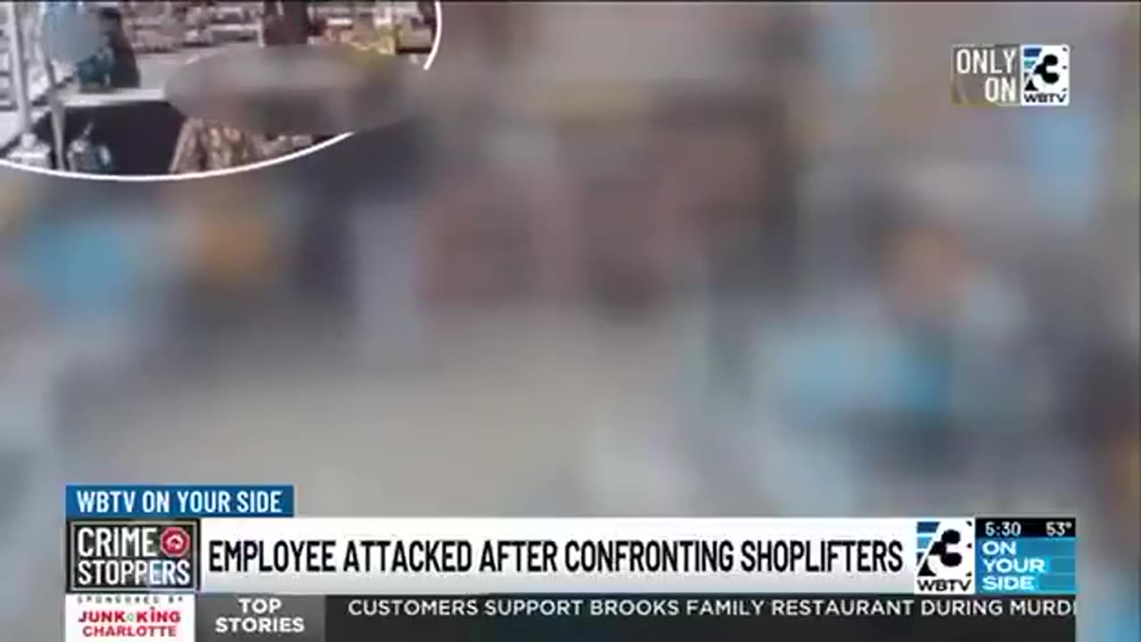 Charlotte grocery store employee attacked while attempting to confront shoplifters