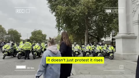 120,000 Protesters ERUPT After Train Stabbings — King Charles DESTROYS Khan _ News UK