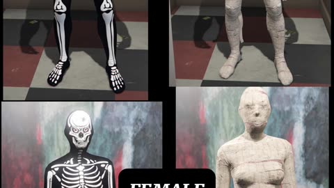 How to unlock the Skeleton Bodysuit and Mummy outfit in GTA Online!