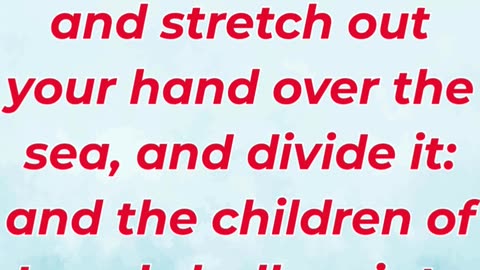 “Lift Your Staff and Part the Sea” Exodus 14:16.#shortvideo #youtubeshorts #ytshorts #reels #youtube