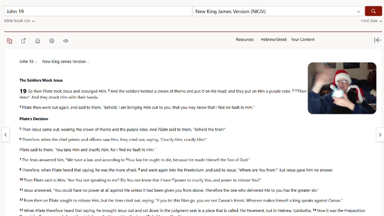 John 17 through 19 NKJV (Joshzilla89 Bible Reading)