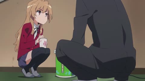 Toradora!: Bentou no Gokui - cooking noodles in class