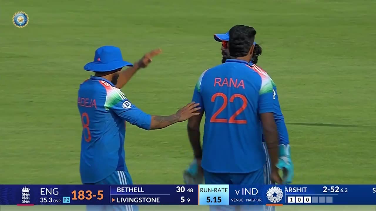 India vs England ODI | Fall of Wickets | Full Match Highlights