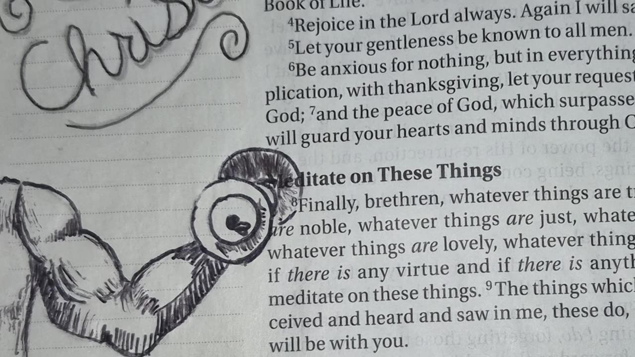 Bible Journal - Inktober Day 12 - Shredded