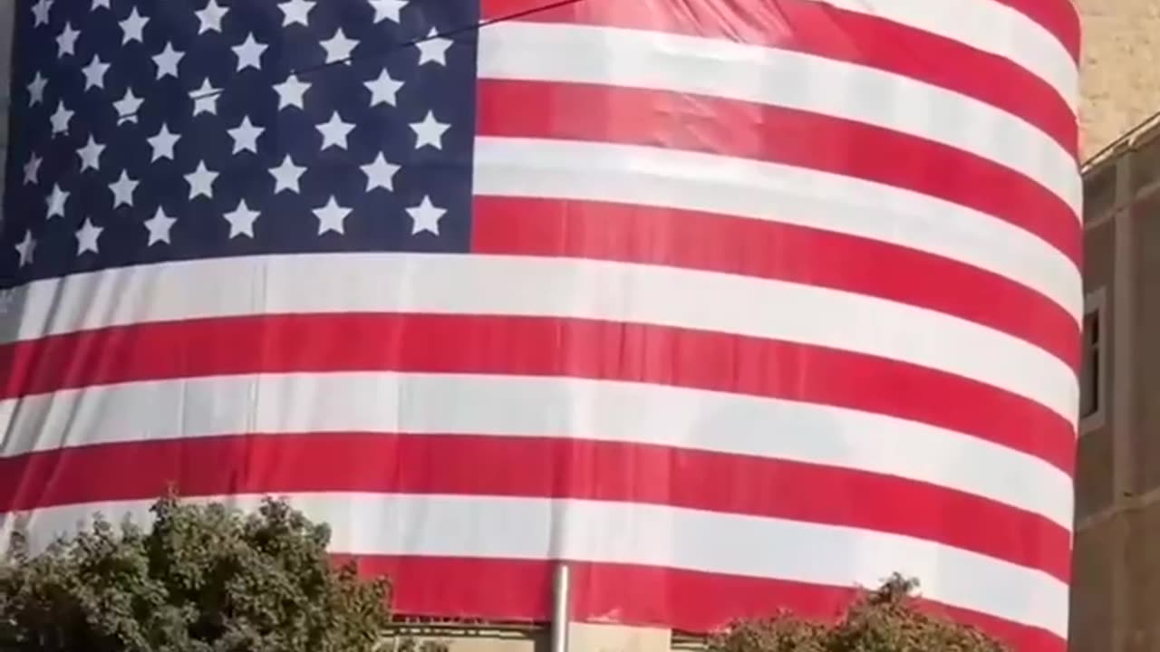 American flags are flying in Jerusalem ahead of Trump’s arrival