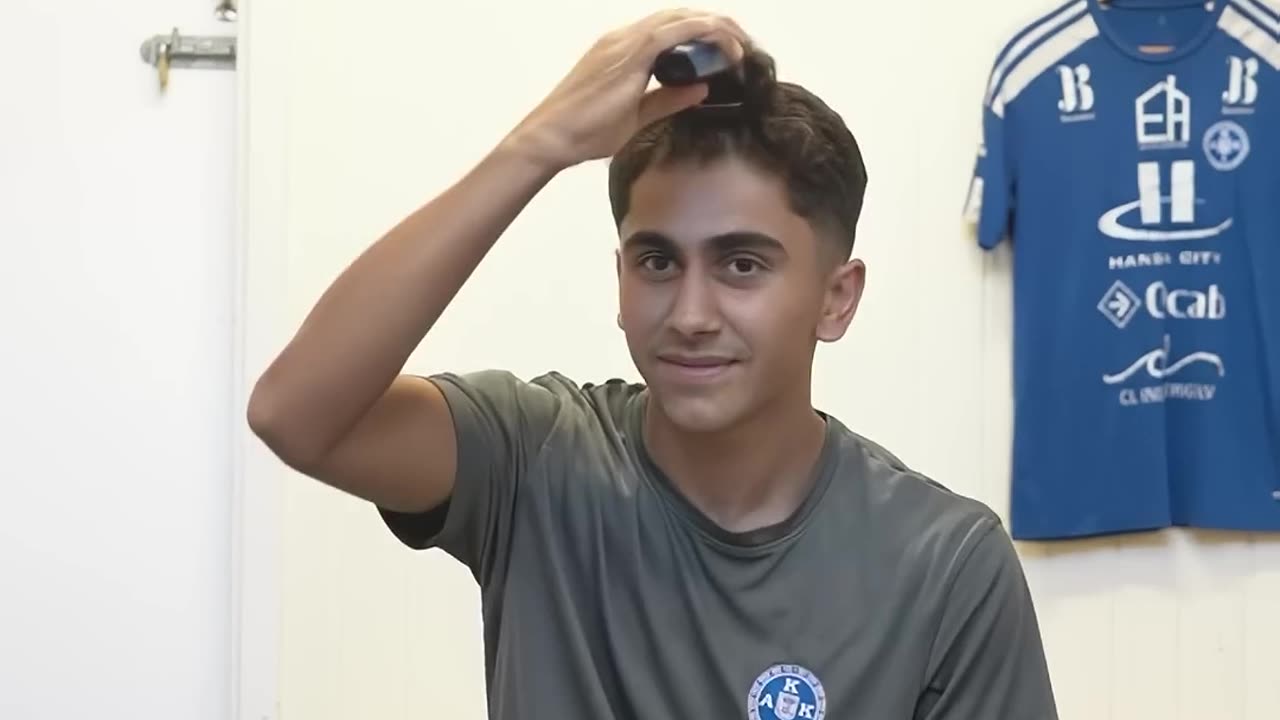 Team Standing With Their Captain