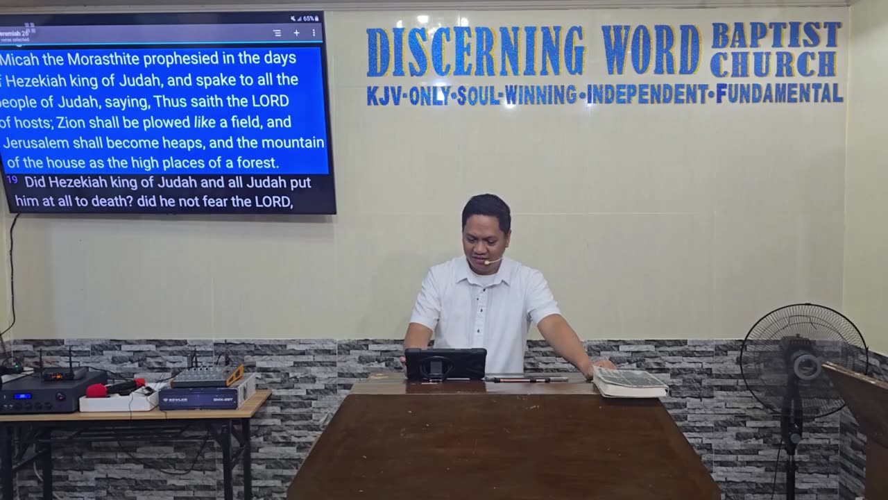 "Diminish NOT a Word" (Stand by What God Says) - Jeremiah 26 (Baptist Preaching - Ph)