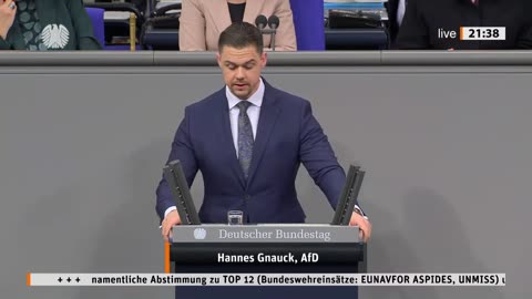 Hannes Gnauck - AfD-Fraktion im Bundestag "Der Schutz deutscher Interessen muss Vorrang haben"!