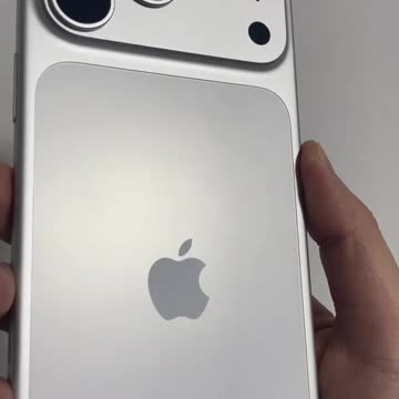 “Stunning iPhone 17 Pro Max Silver-White 😍 | Real-Life Look”