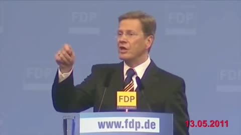 Musste Guido Westerwelle wegen dieser Rede "an Krebs" sterben? (Siehe 👇)