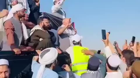 Mr. Mushtaq’s welcome at the airport
