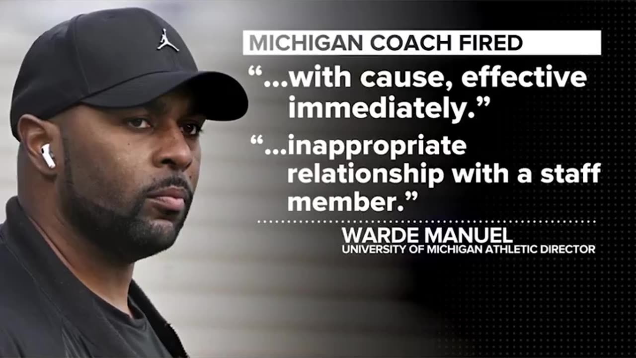 Sherrone Moore was arrested by police just hours after the University of Michigan