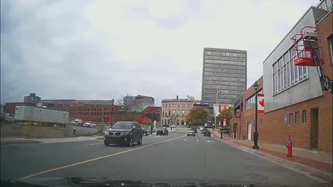 Drive around the city - wait until the end - just another day in Saint John NB 😳