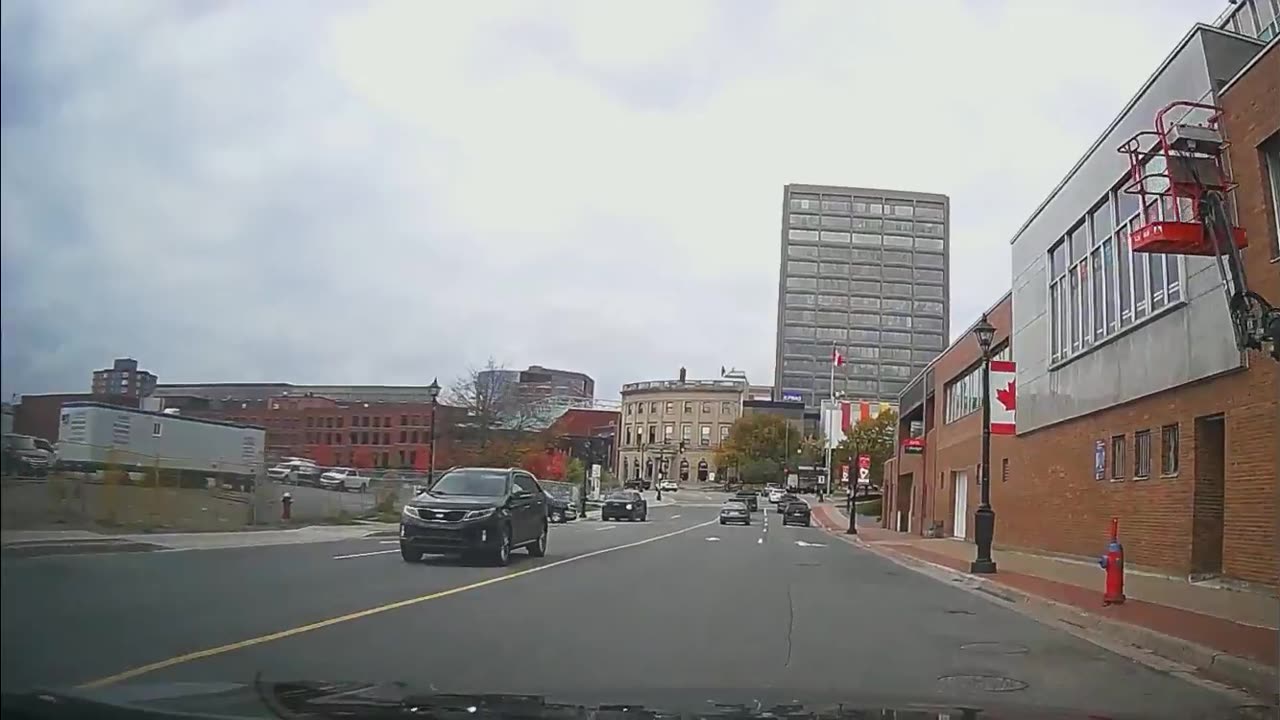 Drive around the city - wait until the end - just another day in Saint John NB 😳