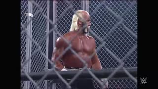 (1999.03.19) Hulk Hogan vs Ric Flair - Barbed Wire Steel Cage Match - WCW