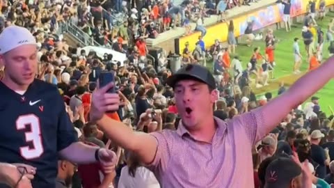 Students Rush the Field on a Double-Overtime Win Over Florida State