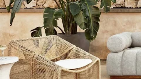 🌴 HelloSun’s Woven Accent Chair