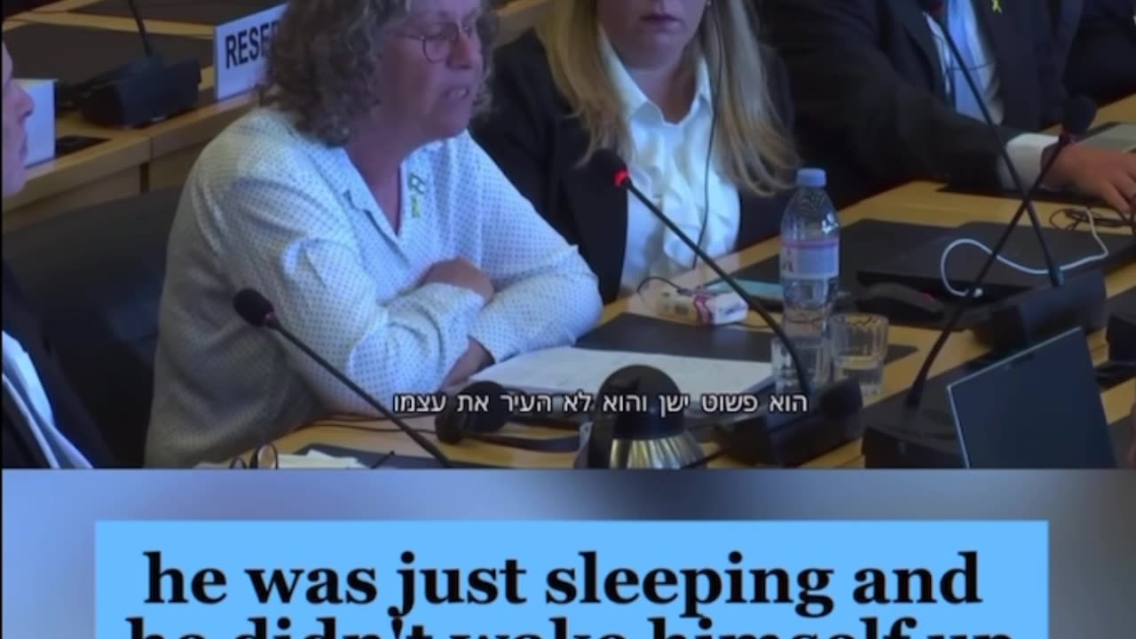 Horrifying testimonial of a woman released from Hamas captivity.